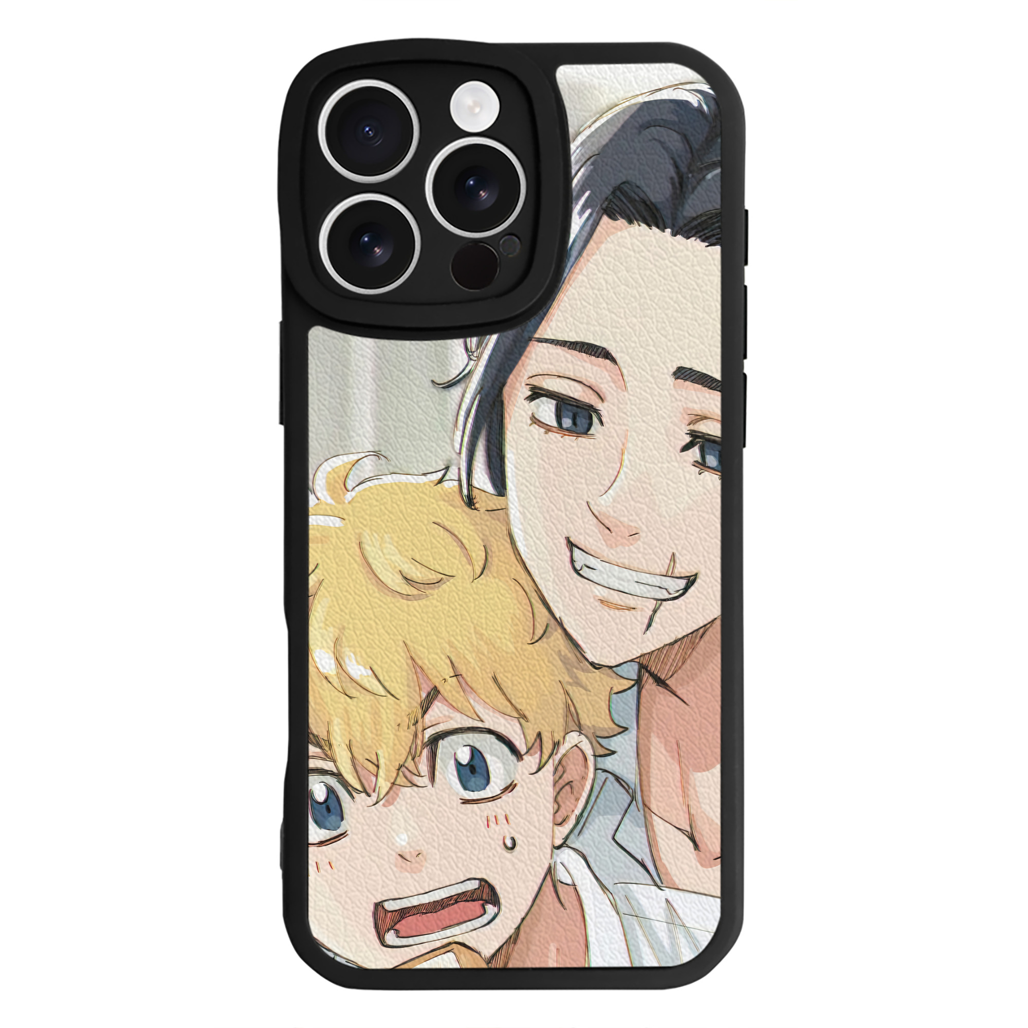 （画像用） 東京リベンジャーズ Tokyo Revengers 【iPhone 16シリーズ対応】シリコンスマホケース（レザー調） 材質：シリコン
